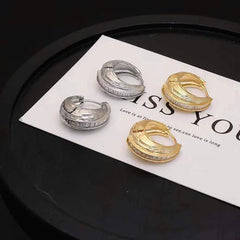Ladies Solid Color New Design Small Mini Hoop Earring Fashion Chic Dainty High Quality Bulk Jewelry Accessories for Causal Daily