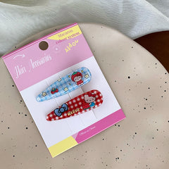 Fashion Cute Kitty Cat Sweet Hair Clips for Baby Girls Animals Star Plaid Alligators for Kids Children Hair Accessories Stylish