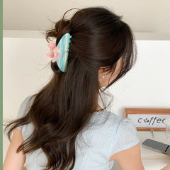 Cute Sweet Bowknot Hair Claw Clips for Girls Acetate Fashion Stylish Lightweight Daily Use Women Hair Accessories in Stock