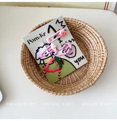 Sweet Cute Animals Fruit Hair Clips for Baby Girls Dot Fashion Kawaii Snap Clips for Kids Children Hair Accessories in Stock