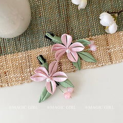 Brand New Vintage Chinese Style Flower Hair Clips for Girls Sweet Fashion Trendy Haarspange for Women Ladies Hair Accessories