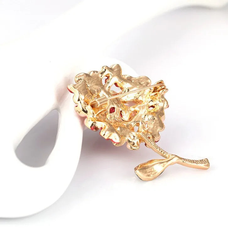 Fashion Elegant Flowers Floral Sweet Brooches for Girls Stylish Trendy Pin Jewelry for Women Ladies Accessories Chinese Supplier
