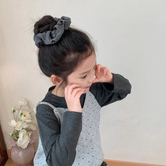 Fashion Cute Sweet Kitty Cat Polka Dot Cartoon Hair Ties for Baby Girls Kawaii Scrunchies for Kids Child Hair Accessories Chic