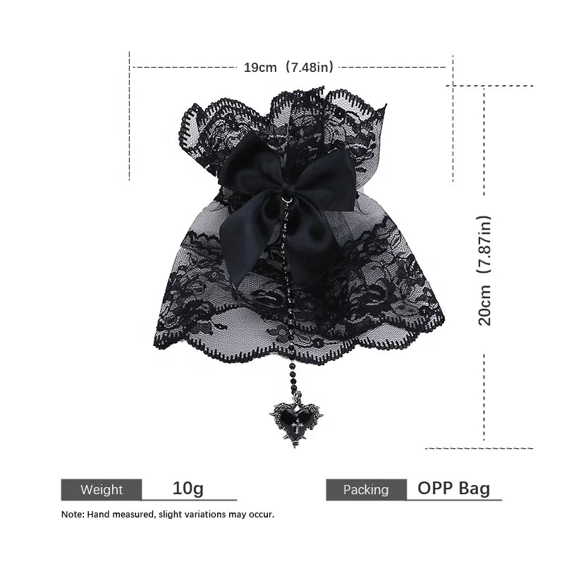Women Hot Sale New Design Solid Colored Halloween Festival Celebration Bowknot Fashion Elegant in Stock Glove Necklace Accessory