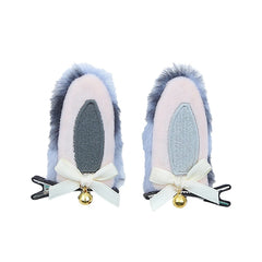 Cute Sweet Rabbit Ear Hair Clips for Baby Girls Colorful Kawaii Fashion Trendy Alligators for Women Ladies Hair Accessories