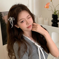 Brand New Glitter Bowknot Hair Clips for Women Sweet Cute Elegant Haarspange for Women Ladies Hair Accessories Trendy Fashion