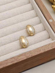 Women Hot Sale Mini Hoop Earring Fashion Charms Dainty Luxurious High Quality Bulk Jewelry Accessories for Female Daily Office