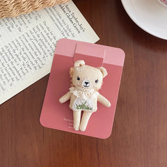 2025 Kids' Cartoon Animal Hair Ties Cute Wholesale Stock Scrunchies Accessories for Children's Daily Wear Hot Sale Fashion