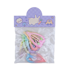 Colorful Candy Color Cute Hair Clips for Girls Kids Sweet Heart Star Shaped Butterfly Snap Clips for Women Hair Accessories