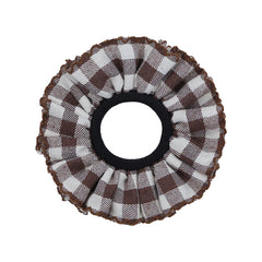 Classic Simple Plaid Scrunchies for Girls Fashion Minimalistic Hair Ties for Women Ladies Hair Accessories in Stock Decoratives