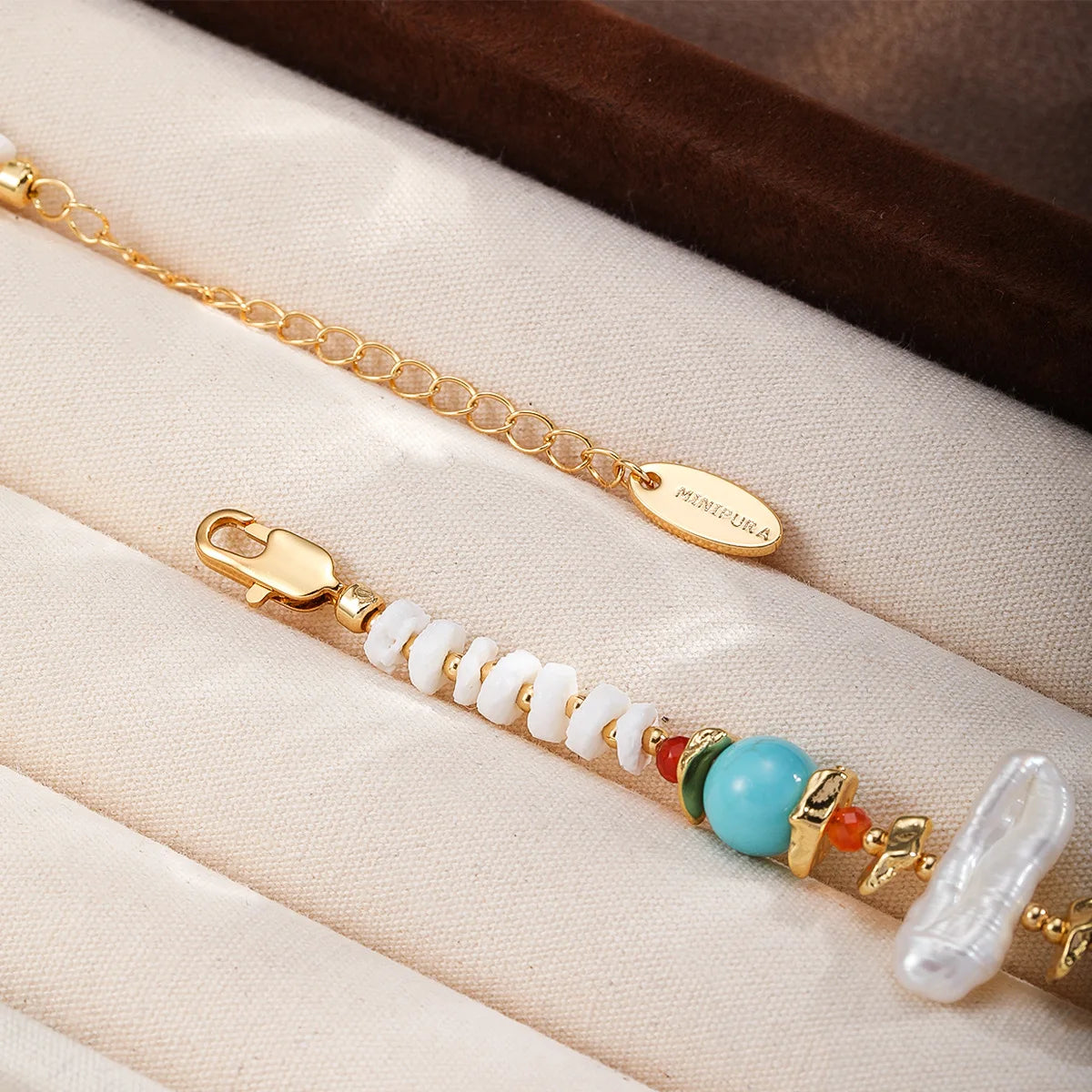 Fashion Baroque Pearl Turquoise Shell Jewelry Sets for Girls Vintage Necklaces Bracelets for Women Ladies Wholesale Bulk