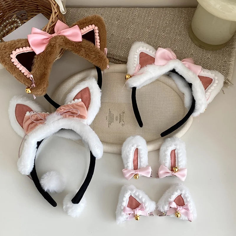 Sweet Cute Princess Style Hair Clips for Baby Girls Animals Bunny Cat Cartoon Alligators for Kids Children Hair Band Accessories