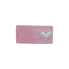 Fashion Sweet Heart Shaped Polka Dot Hair Clips for Baby Girls Elegant Lace Snap Clips for Kids Children Hair Accessories Chic