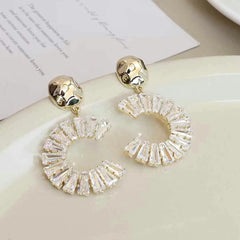 Simple Fashion Elegant Minimalistic Trendy Drop Earrings for Girls Sweet Elegant Stunning Jewelry Foe Women Ladies Accessories