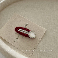 Female 2025 Hot Sale Solid Color Small Snap Clips Fashion Simple Elegant Customized in Stock Hairpins Accessory for Women Causal