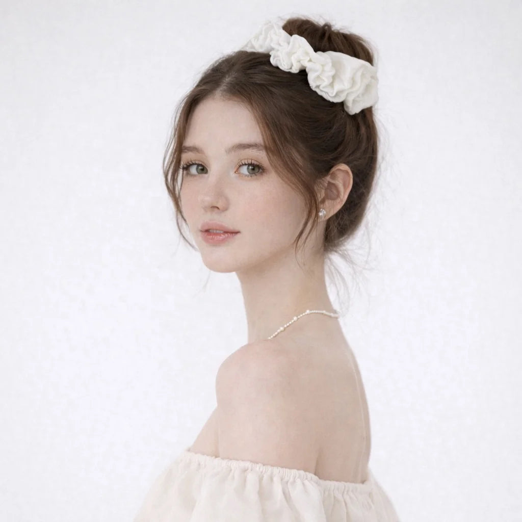 Fashion Sweet Elegant Graceful Scrunchies for Girls Trendy Stylish Hair Ties for Women Ladies Hair Accessories in Stock Cute
