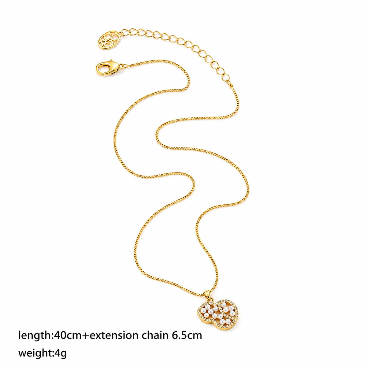 Fashion Cubic Zirconia Glass Pearl Gourd Pendent Necklaces for Girls Simple Jewelry for Women Ladies Wholesale China Factory