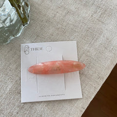 Simple Chic Solid Color Acetate Hair Clips for Girls Elegant Minimalistic Alligators for Women Ladies Hair Accessories Graceful