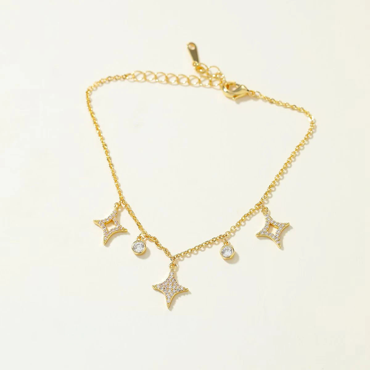 Refined Fashion Charms Sweet Elegant Bracelets for Girls Glamorous Jewellry for Women Ladies Accessories Femme Bijuterias Chic