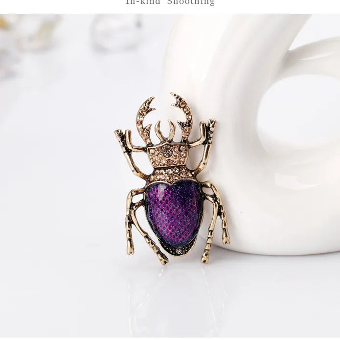 Fashion New Design Insects Trendy Stylish Brooches for Girls Glamorous Pins Jewelry for Women Ladies Accessories Hot Sale