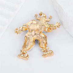 Fashion Trendy Stylish Classic Clown Brooches for Girls Glamorous Charms Pins Jewelry for Women Ladies Accessories Hot Sale