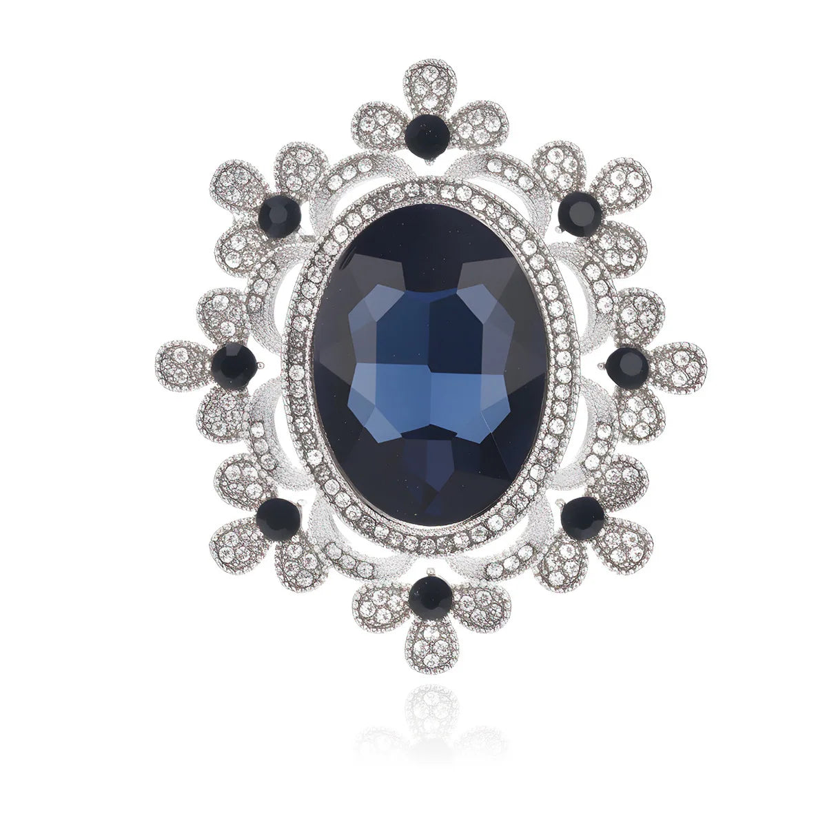 Fashion Luxury Rhinestone Glitter Sparking Brooches for Girls Sweet Vintage Retro Pins Jewelry Accessories Wholesale Hot Sale