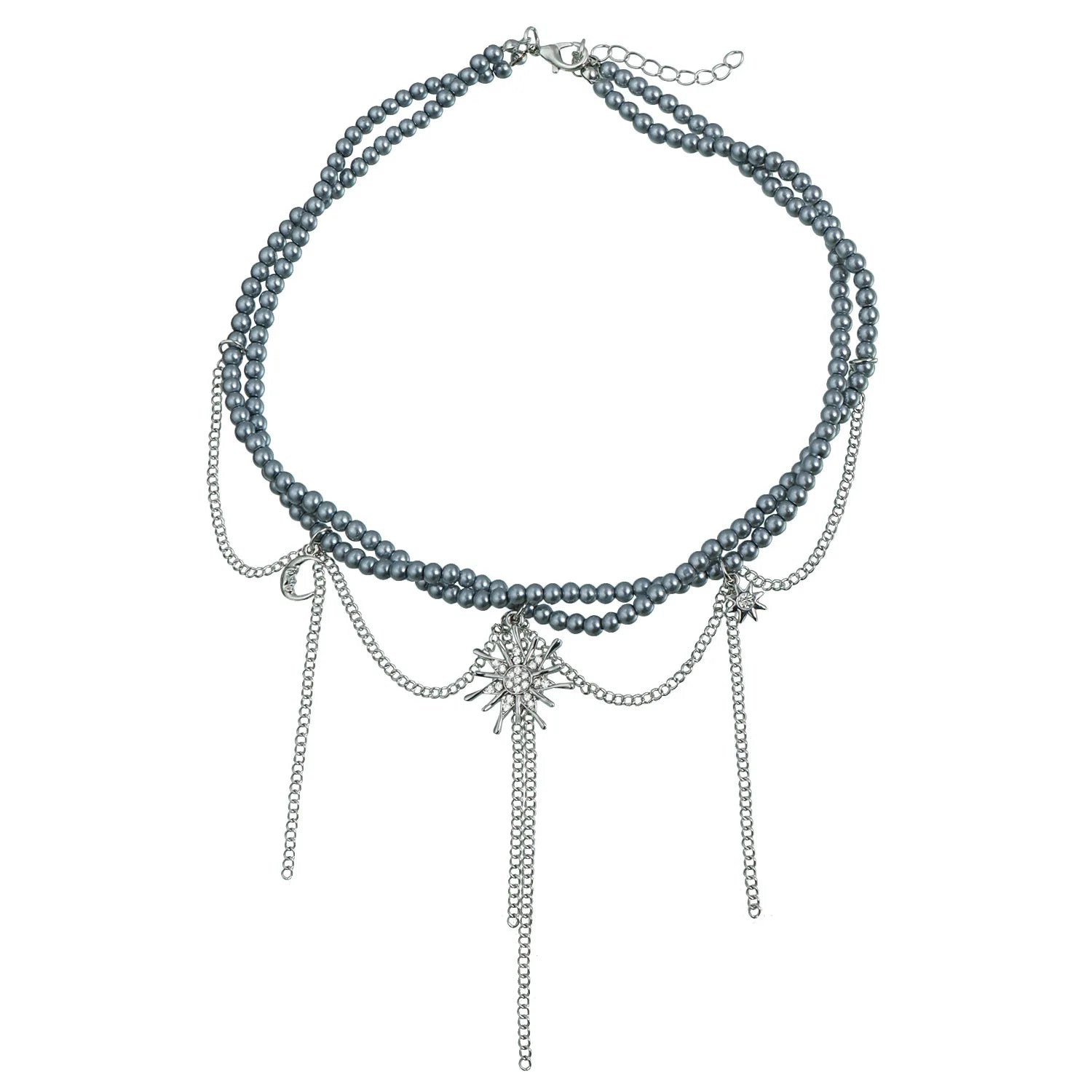 Fashion Beads Sweet Tassel Sun Glamorous Charms Necklaces for Girls Sweet Spicy Jewelry for Women Ladies Accessories Parties