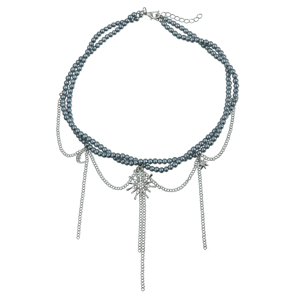 Fashion Beads Sweet Tassel Sun Glamorous Charms Necklaces for Girls Sweet Spicy Jewelry for Women Ladies Accessories Parties