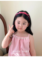 Simple Solid Color Sweet Cute Head Band for Baby Girls Fashion Classic Hair Band for Kids Child Hair Accessories in Stock