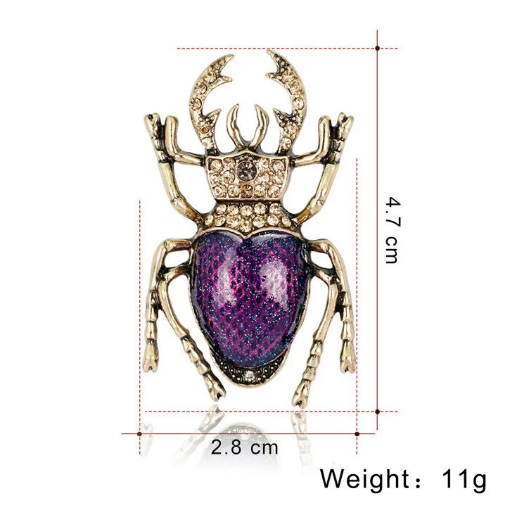Fashion New Design Insects Trendy Stylish Brooches for Girls Glamorous Pins Jewelry for Women Ladies Accessories Hot Sale