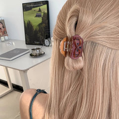 Cute Mini Sweet Dog Hair Claw Clips for Girls Glasses Acryclic Haarspange for Women Ladies Chic Stylish Hair Accessories