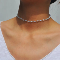 Simple Beads Fashion Choker Necklaces for Girls Glamorous Elegant Graceful Fine Jewelry for Women Ladies Accessories Wholesale