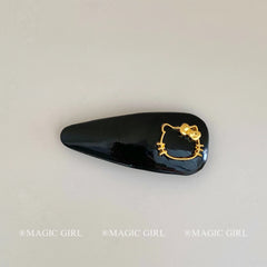 Female Red Black High Quality Snap Clips Fashion Cute Elegant Customized Wholesale in Stock Hairpins Accessories for Women Daily