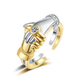 The opening is adjustable. / Gold01