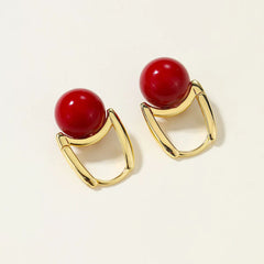Fashion Simple Sweet Heart Shaped Drop Earrings for Girls Bowknot Elegant Jewelry for Women Ladies Accessories Chinese Supplier