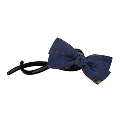 Chic Vintage Denim Hair Ties High Elastic Scrunchies for Women and Girls Stylish Simple Fashion Hair Accessories