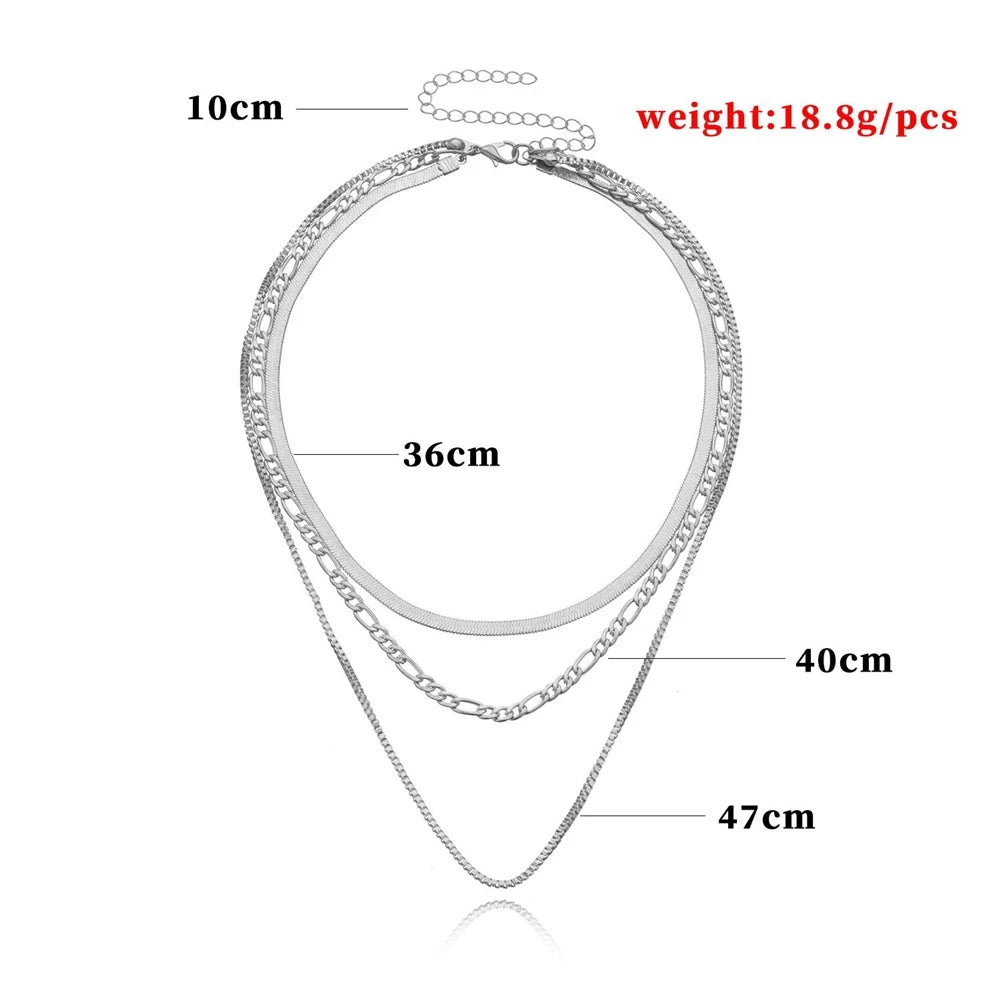 Fashion Simple Trendy Minimalistic Necklaces for Girls Elegant Dainty Glamorous Jewellry for Women Ladies Accessories Female
