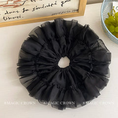 French Style Elegant Skirt-shaped Scrunchies for Girls Oversized Summer Fairy Style Hair Ties Adorable Women's Hair Accessories
