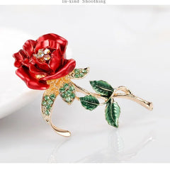Fashion Elegant Sweet Flowers Floral Brooches for Girls Stylish Trendy Glamorous Pins Jewelry for Women Ladies Accessories