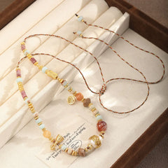 Fashion Natural Stone Freshwater Pearl Necklaces for Girls Beads Jewelry for Women Ladies Wholesale China Manufacturer Bulk
