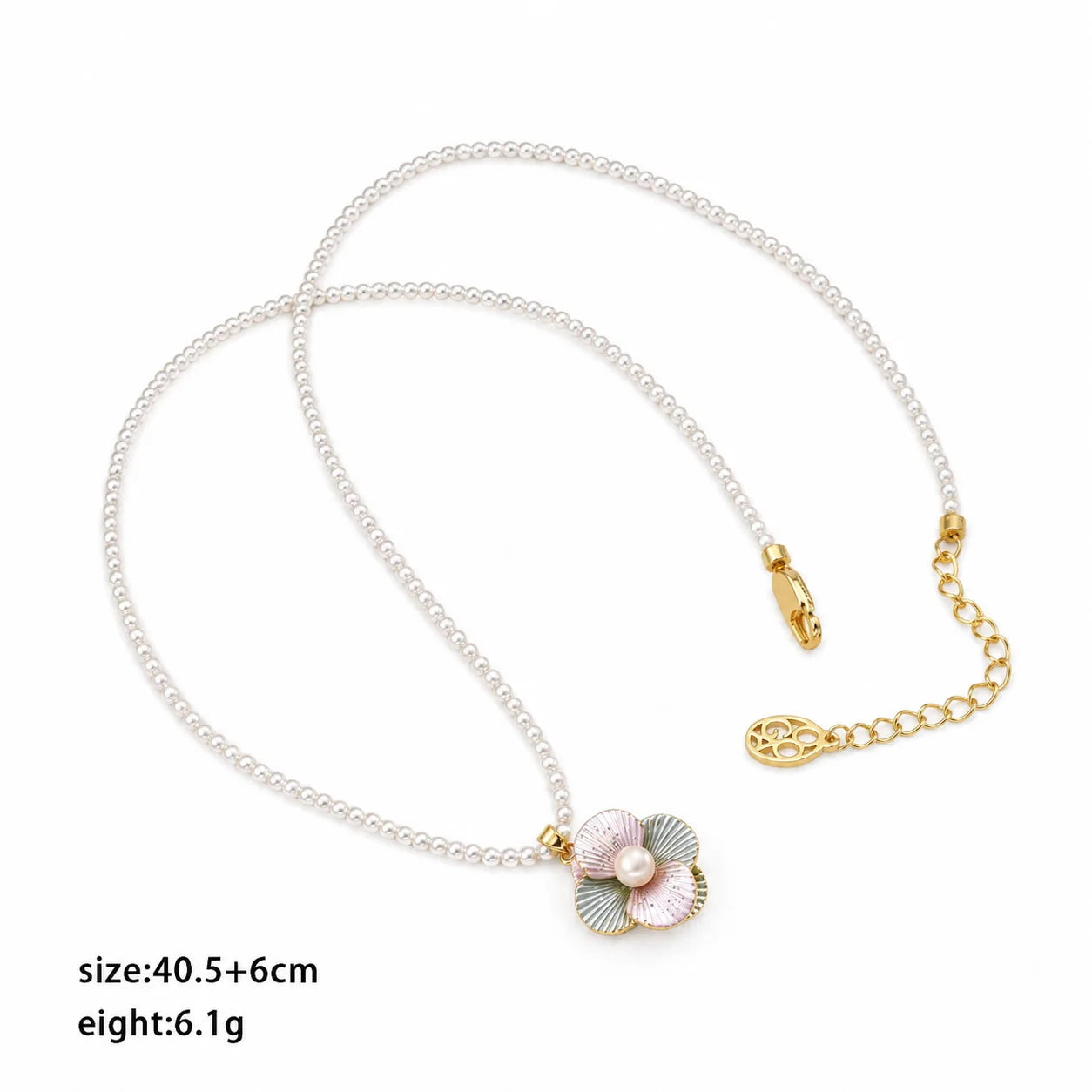 Fashion Cultured Pearl Elegant Necklaces for Girls Sweet Flower Jewelry for Women Ladies Jewelry for Women Ladies Wholesale
