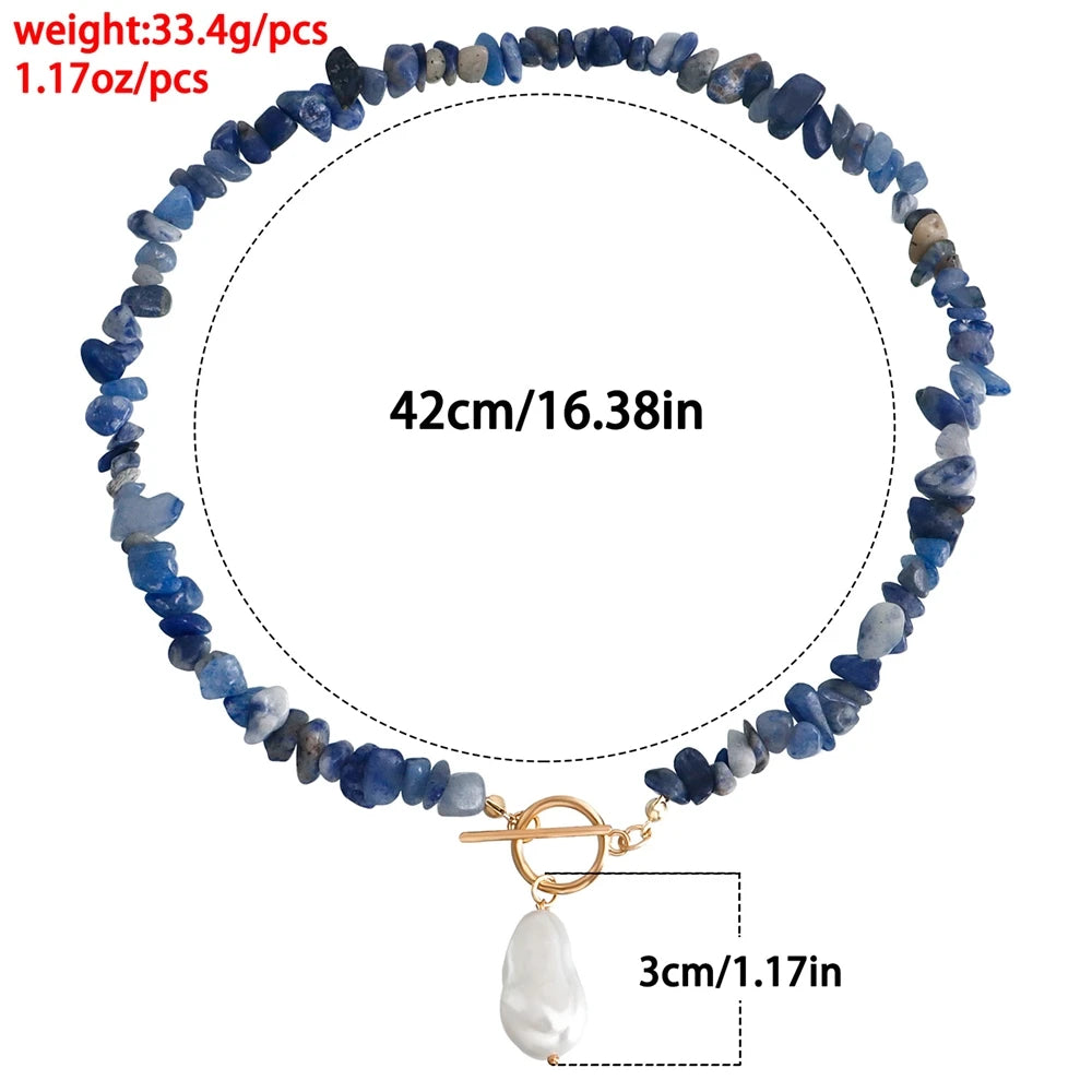 Fashion Sweet Beads Trendy Stylish INS Style Necklaces for Girls Elegant Baroque Jewelry for Women Ladies Accessories Wholesale