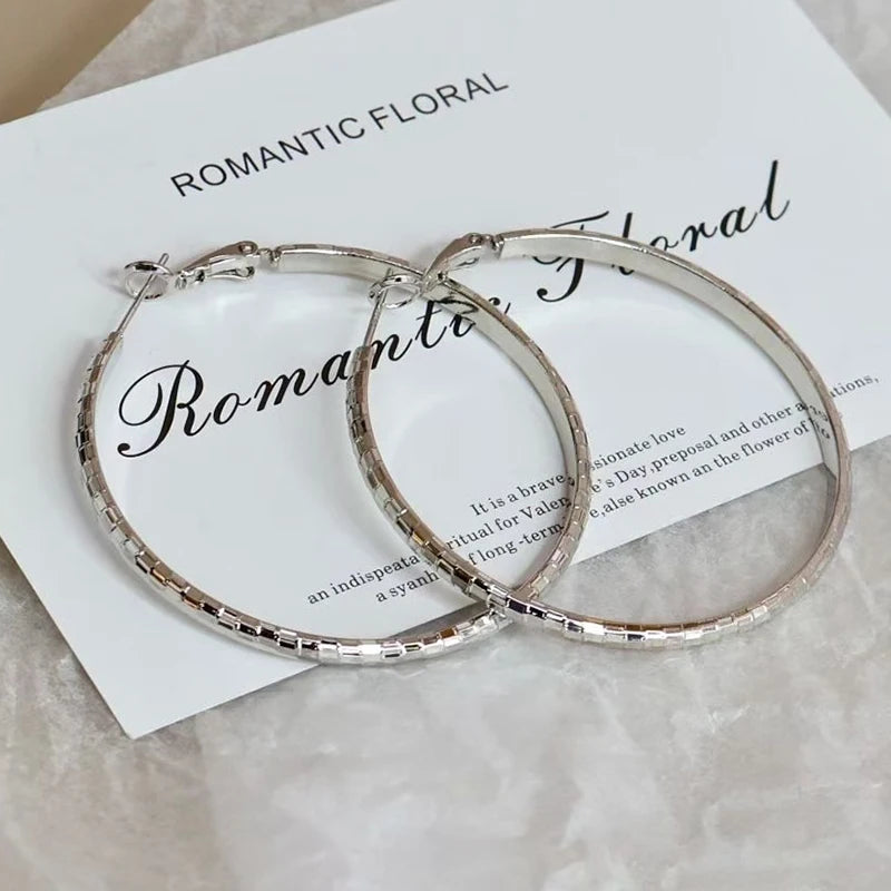 Fashion Trendy Elegant Stylish Hoop Earrings for Girls Cute Sweet Jewelry for Women Ladies Accessories Chinese Supplier Chic