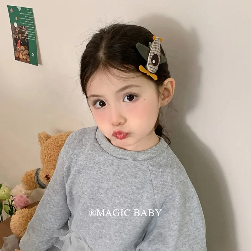 Fashion Chic Sweet Hair Clips for Baby Girls Airplane Cool Alligators for Kids Children Hair Accessories Chinese Suppliers