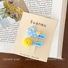 High Quality Kids Cartoon Candy Color Small Alligator Hairpins Sweet Cute Fabric Accessory for Children's Daily Use Wholesale