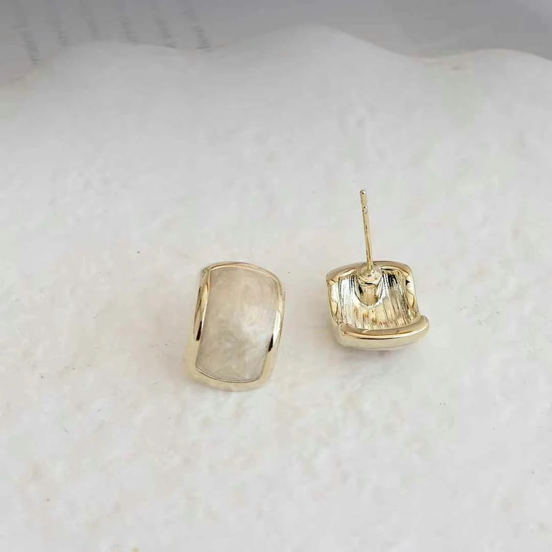 Female Irregular Shape Simple Mini Small Stud Earring Elegant Graceful Fashion Chic Wholesale Jewelry Accessory for Women Daily