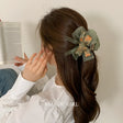 Green / Hair Claw Clips