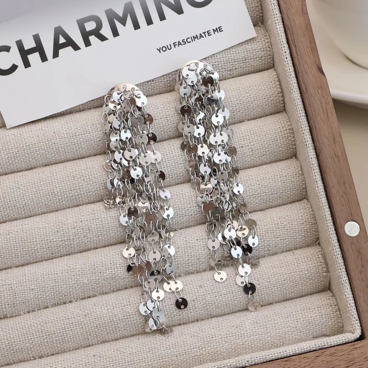 Women Imitation Pearl Star Rhinestone Decorative Drop Earring Sequined Glitter Elegant Chic Bulk Jewelry Accessories for Causal