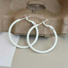 Women Circle Large Hoop Earring Simple Fashion Elegant Chic Glamorous Affordable High Quality Bulk Order Jewelry Accessories