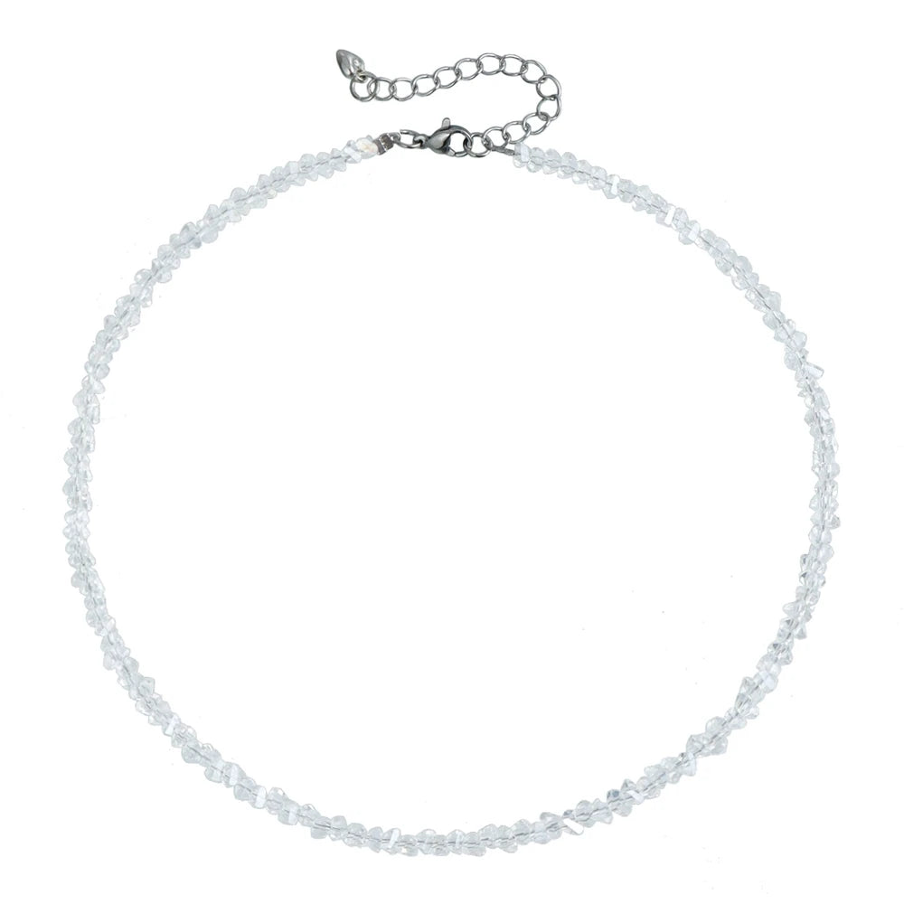 Fashion Simple Beads Trendy Refines Necklaces for Girls Sweet Cute Charms Jewelry for Women Lady Teenager Accessories Wholesale